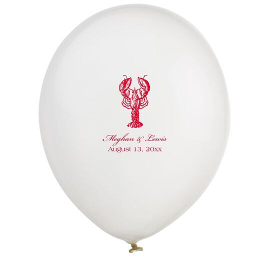 Lobster Latex Balloons